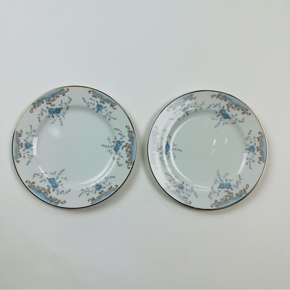 Imperial China By W Dalton Japan Seville 5303 6 inch plate Blue White Floral